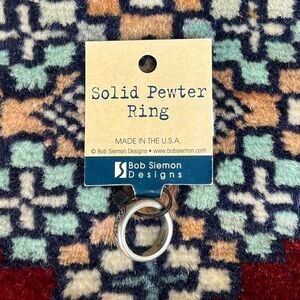 Purity Ring Solid Pewter Ladies Size Small Catholic Jewelry